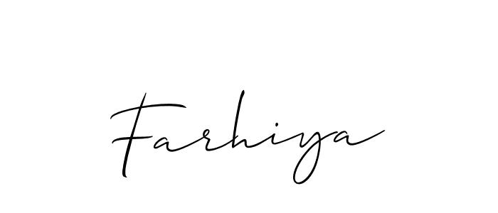 You should practise on your own different ways (Allison_Script) to write your name (Farhiya) in signature. don't let someone else do it for you. Farhiya signature style 2 images and pictures png