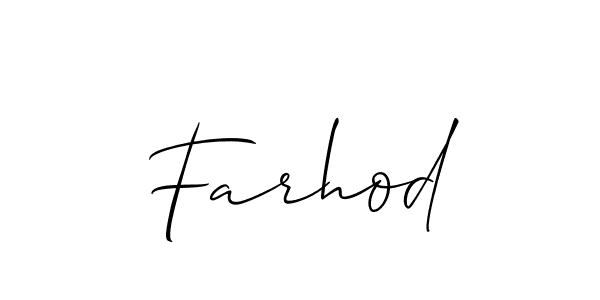 Best and Professional Signature Style for Farhod. Allison_Script Best Signature Style Collection. Farhod signature style 2 images and pictures png