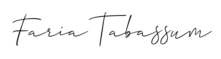 Get an exclusive digital autograph for Faria Tabassum. The Allison_Script typeface captures the charm of real penmanship on paper. Faria Tabassum signature style 2 images and pictures png