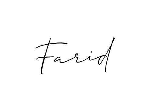 How to Draw Farid signature style? Allison_Script is a latest design signature styles for name Farid. Farid signature style 2 images and pictures png