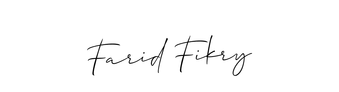 You can use this online signature creator to create a handwritten signature for the name Farid Fikry. This is the best online autograph maker. Farid Fikry signature style 2 images and pictures png