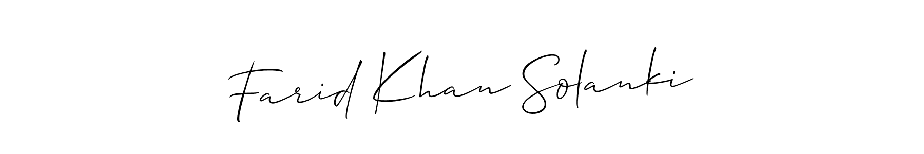 You can use this online signature creator to create a handwritten signature for the name Farid Khan Solanki. This is the best online autograph maker. Farid Khan Solanki signature style 2 images and pictures png