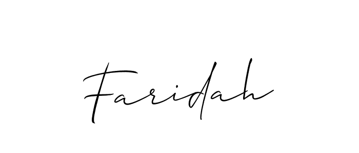 How to Draw Faridah signature style? Allison_Script is a latest design signature styles for name Faridah. Faridah signature style 2 images and pictures png