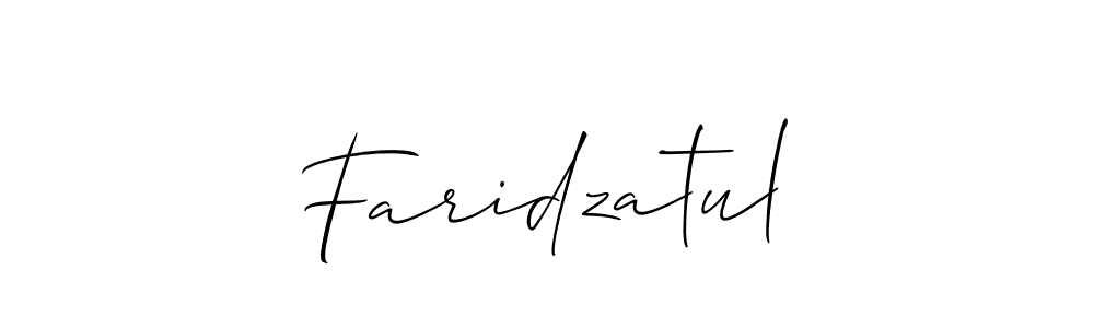 Faridzatul stylish signature style. Best Handwritten Sign (Allison_Script) for my name. Handwritten Signature Collection Ideas for my name Faridzatul. Faridzatul signature style 2 images and pictures png