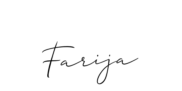 How to Draw Farija signature style? Allison_Script is a latest design signature styles for name Farija. Farija signature style 2 images and pictures png