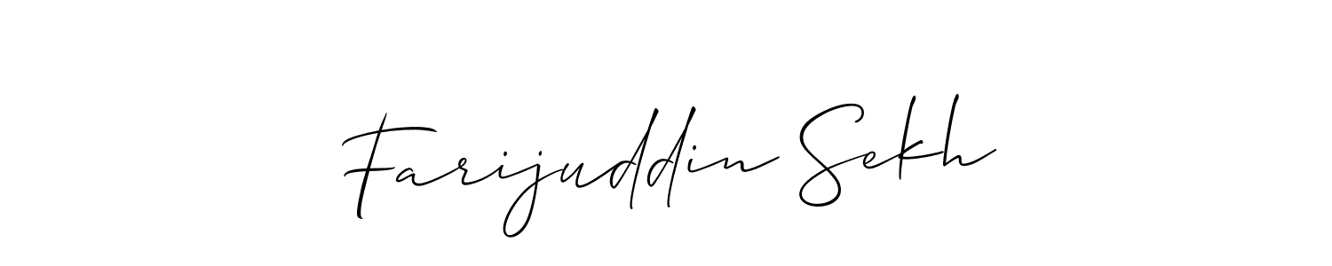 Farijuddin Sekh stylish signature style. Best Handwritten Sign (Allison_Script) for my name. Handwritten Signature Collection Ideas for my name Farijuddin Sekh. Farijuddin Sekh signature style 2 images and pictures png