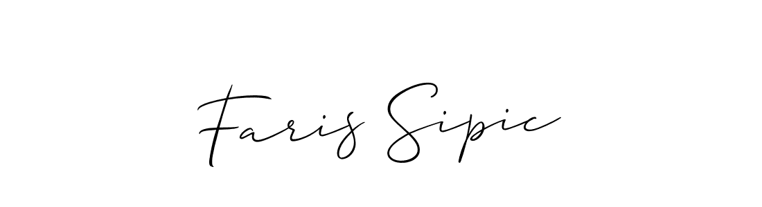 This is the best signature style for the Faris Sipic name. Also you like these signature font (Allison_Script). Mix name signature. Faris Sipic signature style 2 images and pictures png