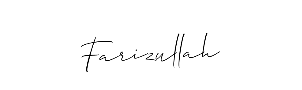 You can use this online signature creator to create a handwritten signature for the name Farizullah. This is the best online autograph maker. Farizullah signature style 2 images and pictures png