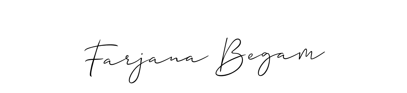 Best and Professional Signature Style for Farjana Begam. Allison_Script Best Signature Style Collection. Farjana Begam signature style 2 images and pictures png