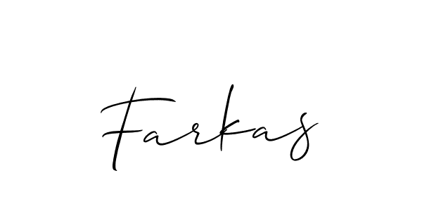 The best way (Allison_Script) to make a short signature is to pick only two or three words in your name. The name Farkas include a total of six letters. For converting this name. Farkas signature style 2 images and pictures png