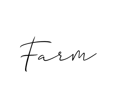 The best way (Allison_Script) to make a short signature is to pick only two or three words in your name. The name Farm include a total of six letters. For converting this name. Farm signature style 2 images and pictures png