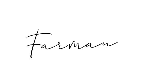 Similarly Allison_Script is the best handwritten signature design. Signature creator online .You can use it as an online autograph creator for name Farman. Farman signature style 2 images and pictures png