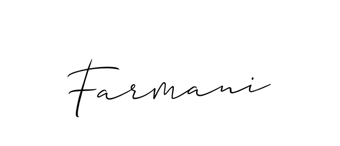 You can use this online signature creator to create a handwritten signature for the name Farmani. This is the best online autograph maker. Farmani signature style 2 images and pictures png
