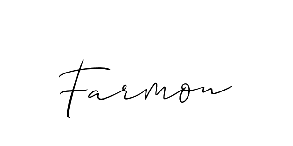 if you are searching for the best signature style for your name Farmon. so please give up your signature search. here we have designed multiple signature styles  using Allison_Script. Farmon signature style 2 images and pictures png