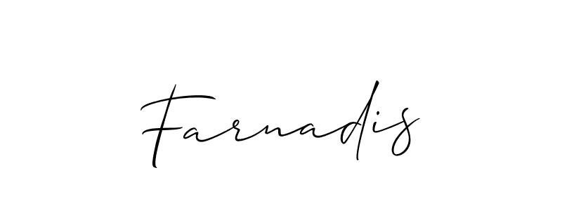 Best and Professional Signature Style for Farnadis. Allison_Script Best Signature Style Collection. Farnadis signature style 2 images and pictures png