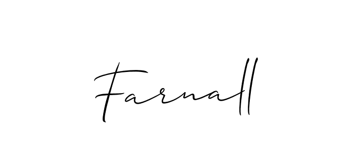 Also we have Farnall name is the best signature style. Create professional handwritten signature collection using Allison_Script autograph style. Farnall signature style 2 images and pictures png