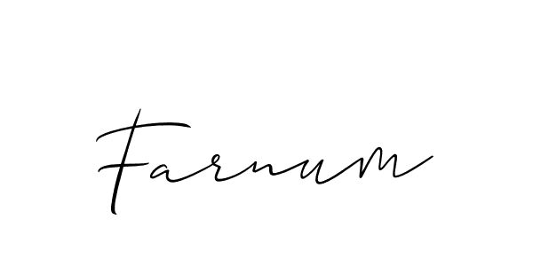 Use a signature maker to create a handwritten signature online. With this signature software, you can design (Allison_Script) your own signature for name Farnum. Farnum signature style 2 images and pictures png