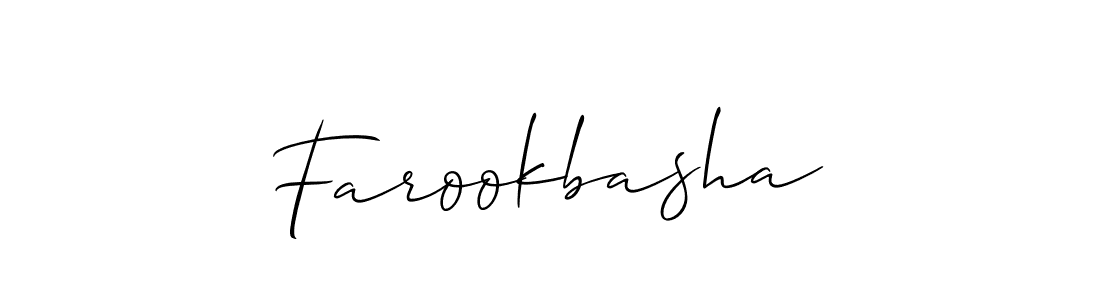 Similarly Allison_Script is the best handwritten signature design. Signature creator online .You can use it as an online autograph creator for name Farookbasha. Farookbasha signature style 2 images and pictures png