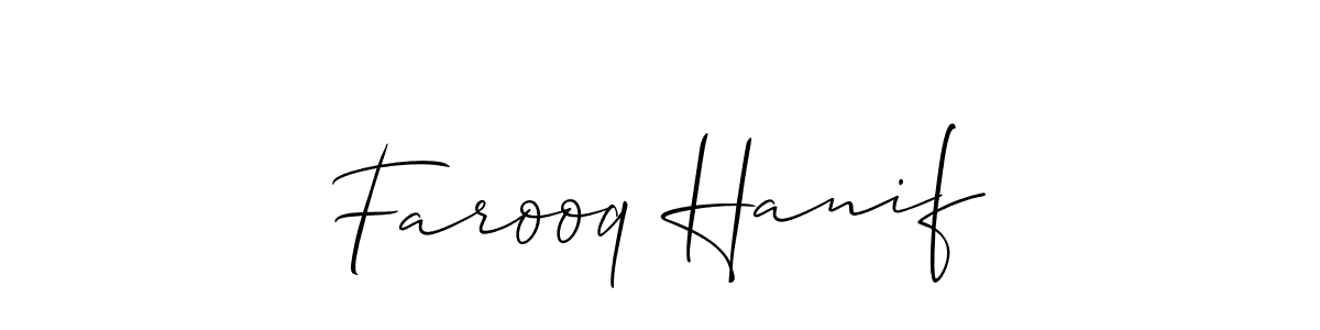 Best and Professional Signature Style for Farooq Hanif. Allison_Script Best Signature Style Collection. Farooq Hanif signature style 2 images and pictures png