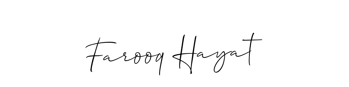 Best and Professional Signature Style for Farooq Hayat. Allison_Script Best Signature Style Collection. Farooq Hayat signature style 2 images and pictures png