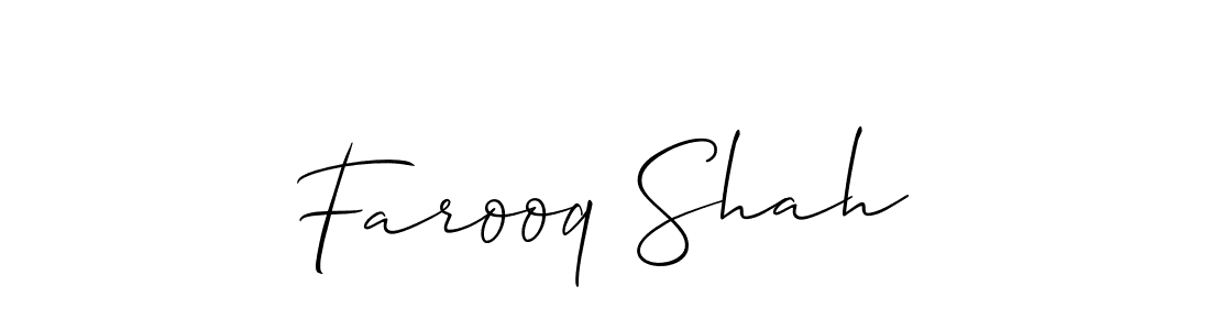 It looks lik you need a new signature style for name Farooq Shah. Design unique handwritten (Allison_Script) signature with our free signature maker in just a few clicks. Farooq Shah signature style 2 images and pictures png