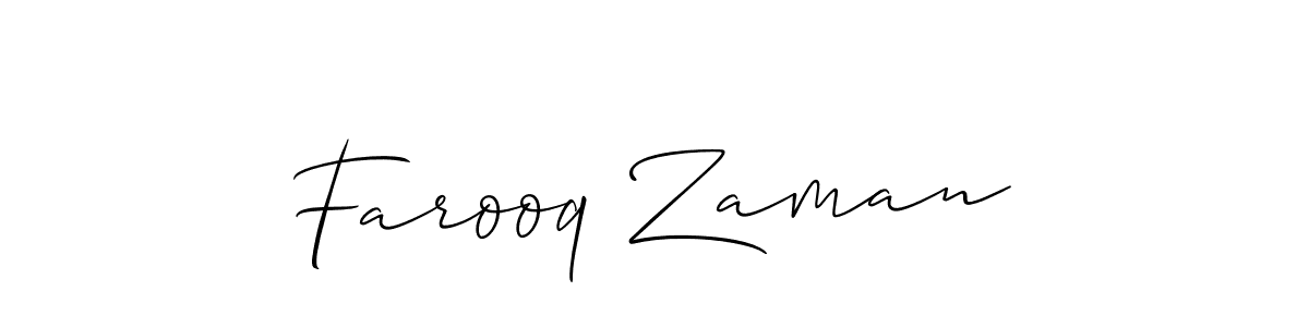 Best and Professional Signature Style for Farooq Zaman. Allison_Script Best Signature Style Collection. Farooq Zaman signature style 2 images and pictures png