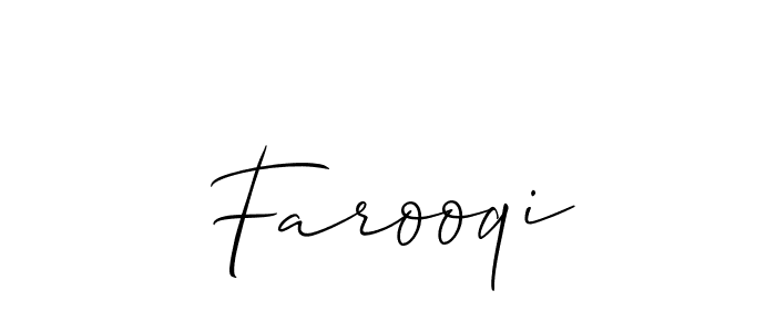 The best way (Allison_Script) to make a short signature is to pick only two or three words in your name. The name Farooqi include a total of six letters. For converting this name. Farooqi signature style 2 images and pictures png