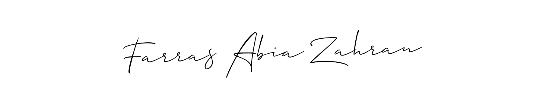 Best and Professional Signature Style for Farras Abia Zahran. Allison_Script Best Signature Style Collection. Farras Abia Zahran signature style 2 images and pictures png