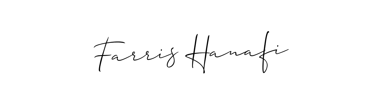 Make a beautiful signature design for name Farris Hanafi. Use this online signature maker to create a handwritten signature for free. Farris Hanafi signature style 2 images and pictures png