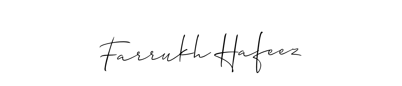 Once you've used our free online signature maker to create your best signature Allison_Script style, it's time to enjoy all of the benefits that Farrukh Hafeez name signing documents. Farrukh Hafeez signature style 2 images and pictures png