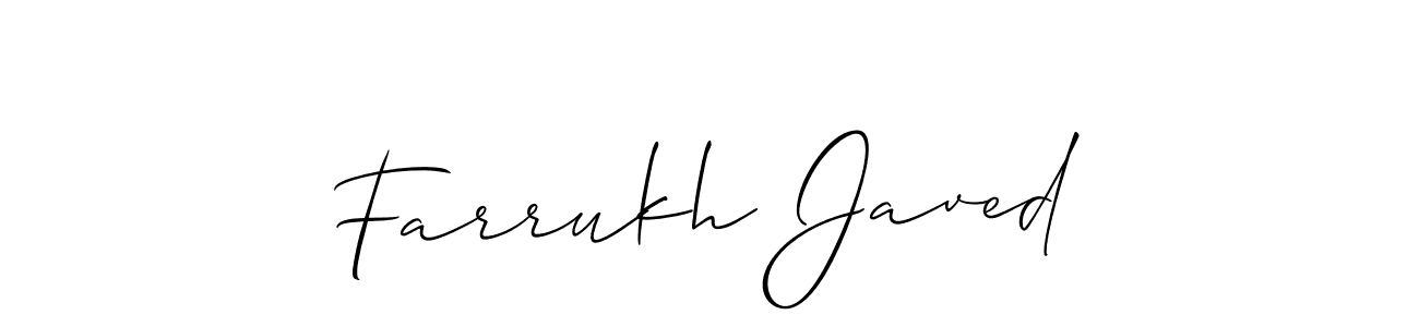 Make a beautiful signature design for name Farrukh Javed. Use this online signature maker to create a handwritten signature for free. Farrukh Javed signature style 2 images and pictures png