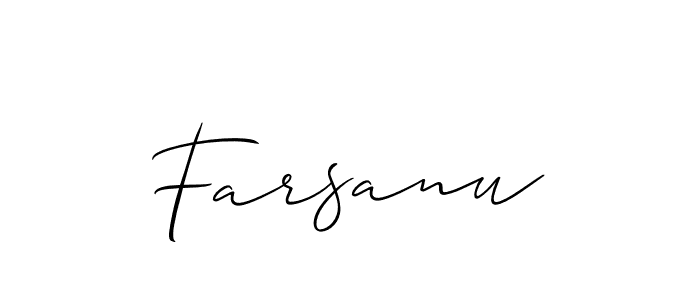 Once you've used our free online signature maker to create your best signature Allison_Script style, it's time to enjoy all of the benefits that Farsanu name signing documents. Farsanu signature style 2 images and pictures png