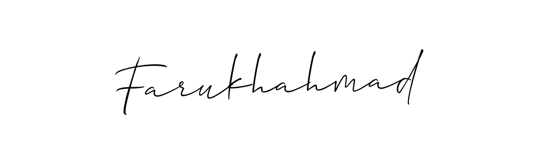 Check out images of Autograph of Farukhahmad name. Actor Farukhahmad Signature Style. Allison_Script is a professional sign style online. Farukhahmad signature style 2 images and pictures png