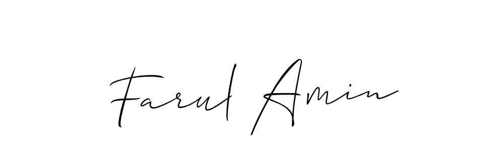 You can use this online signature creator to create a handwritten signature for the name Farul Amin. This is the best online autograph maker. Farul Amin signature style 2 images and pictures png