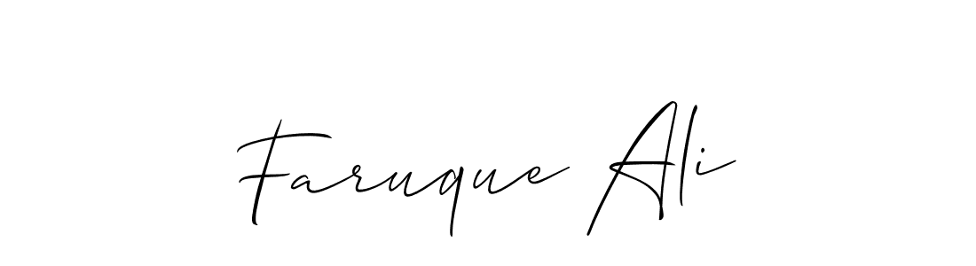 Allison_Script is a professional signature style that is perfect for those who want to add a touch of class to their signature. It is also a great choice for those who want to make their signature more unique. Get Faruque Ali name to fancy signature for free. Faruque Ali signature style 2 images and pictures png