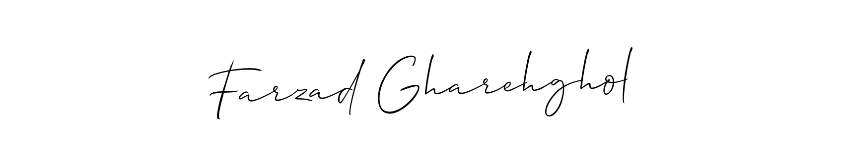 You can use this online signature creator to create a handwritten signature for the name Farzad Gharehghol. This is the best online autograph maker. Farzad Gharehghol signature style 2 images and pictures png