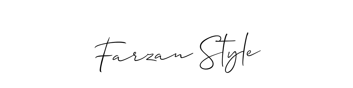 if you are searching for the best signature style for your name Farzan Style. so please give up your signature search. here we have designed multiple signature styles  using Allison_Script. Farzan Style signature style 2 images and pictures png