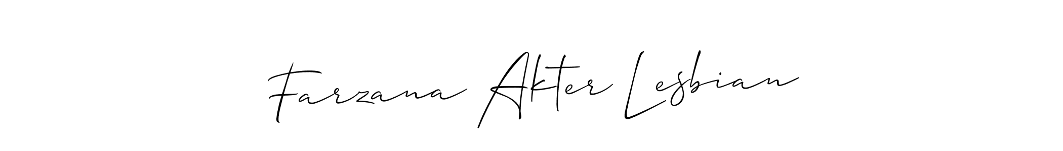 Farzana Akter Lesbian stylish signature style. Best Handwritten Sign (Allison_Script) for my name. Handwritten Signature Collection Ideas for my name Farzana Akter Lesbian. Farzana Akter Lesbian signature style 2 images and pictures png