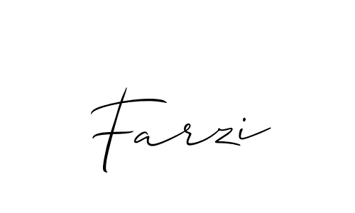The best way (Allison_Script) to make a short signature is to pick only two or three words in your name. The name Farzi include a total of six letters. For converting this name. Farzi signature style 2 images and pictures png
