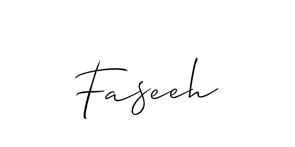 You can use this online signature creator to create a handwritten signature for the name Faseeh. This is the best online autograph maker. Faseeh signature style 2 images and pictures png