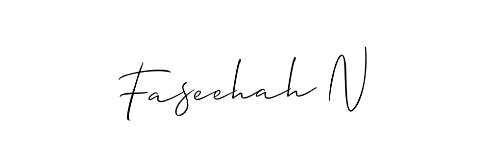 This is the best signature style for the Faseehah N name. Also you like these signature font (Allison_Script). Mix name signature. Faseehah N signature style 2 images and pictures png