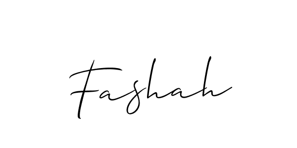 It looks lik you need a new signature style for name Fashah. Design unique handwritten (Allison_Script) signature with our free signature maker in just a few clicks. Fashah signature style 2 images and pictures png