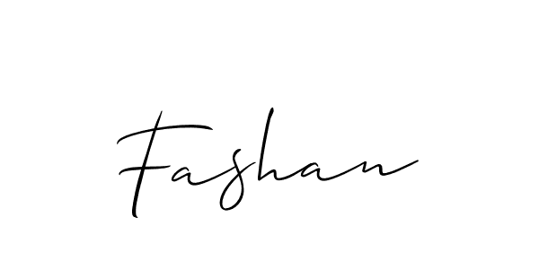 Also we have Fashan name is the best signature style. Create professional handwritten signature collection using Allison_Script autograph style. Fashan signature style 2 images and pictures png