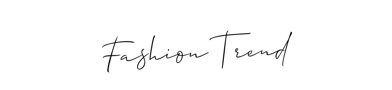 Make a short Fashion Trend signature style. Manage your documents anywhere anytime using Allison_Script. Create and add eSignatures, submit forms, share and send files easily. Fashion Trend signature style 2 images and pictures png