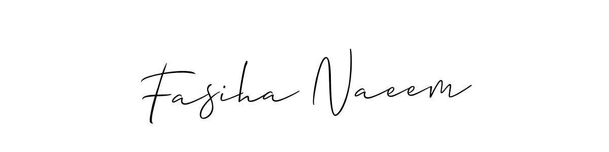 How to Draw Fasiha Naeem signature style? Allison_Script is a latest design signature styles for name Fasiha Naeem. Fasiha Naeem signature style 2 images and pictures png