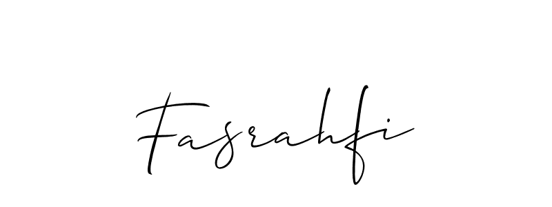 Make a short Fasrahfi signature style. Manage your documents anywhere anytime using Allison_Script. Create and add eSignatures, submit forms, share and send files easily. Fasrahfi signature style 2 images and pictures png