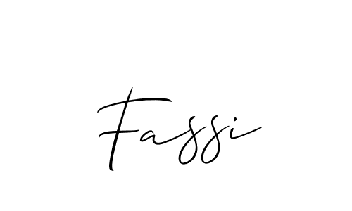 Make a beautiful signature design for name Fassi. Use this online signature maker to create a handwritten signature for free. Fassi signature style 2 images and pictures png