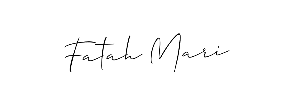 Make a short Fatah Mari signature style. Manage your documents anywhere anytime using Allison_Script. Create and add eSignatures, submit forms, share and send files easily. Fatah Mari signature style 2 images and pictures png