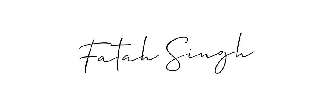 Best and Professional Signature Style for Fatah Singh. Allison_Script Best Signature Style Collection. Fatah Singh signature style 2 images and pictures png