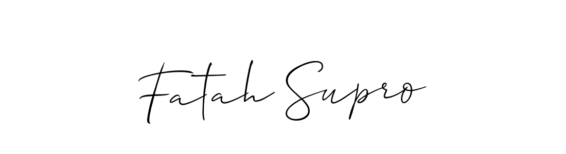 Make a beautiful signature design for name Fatah Supro. Use this online signature maker to create a handwritten signature for free. Fatah Supro signature style 2 images and pictures png